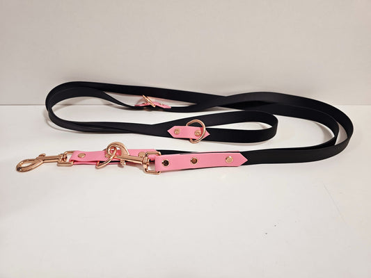 Langleine 2,7m black / pink "babe"