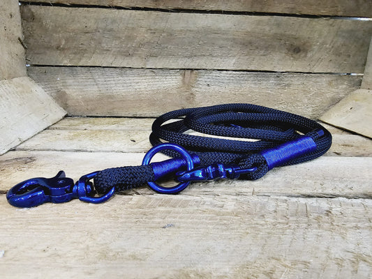 Tauleine 2,20m | 8mm | Scherenkarabiner dunkelblau / blau