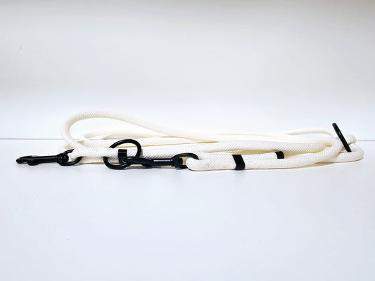 Tauleine 2,20m | 8mm | Bolzenhacken weiss / schwarz