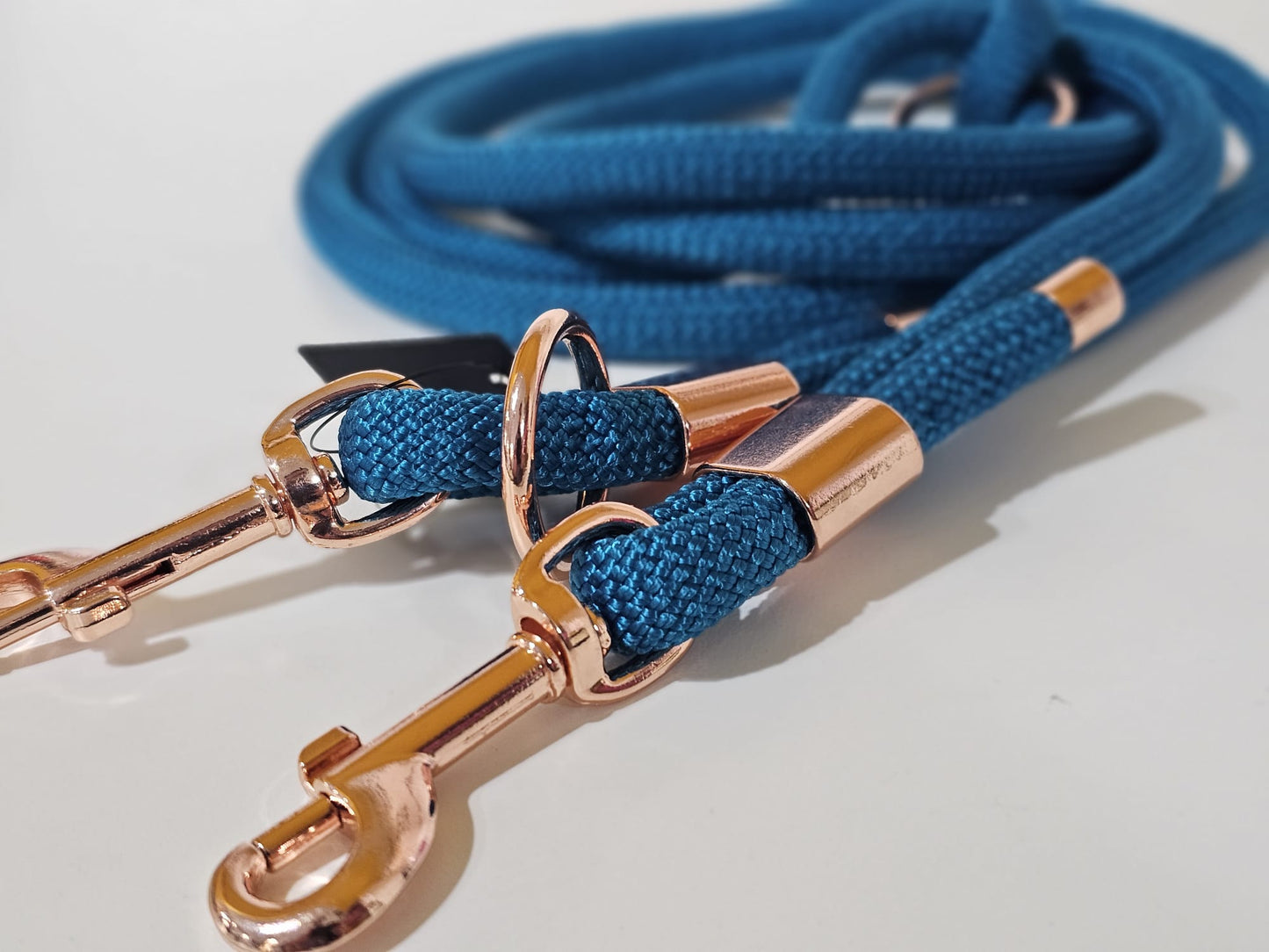 Tauleine 2,20m | 10mm | Bolzenhacken rose gold / marin