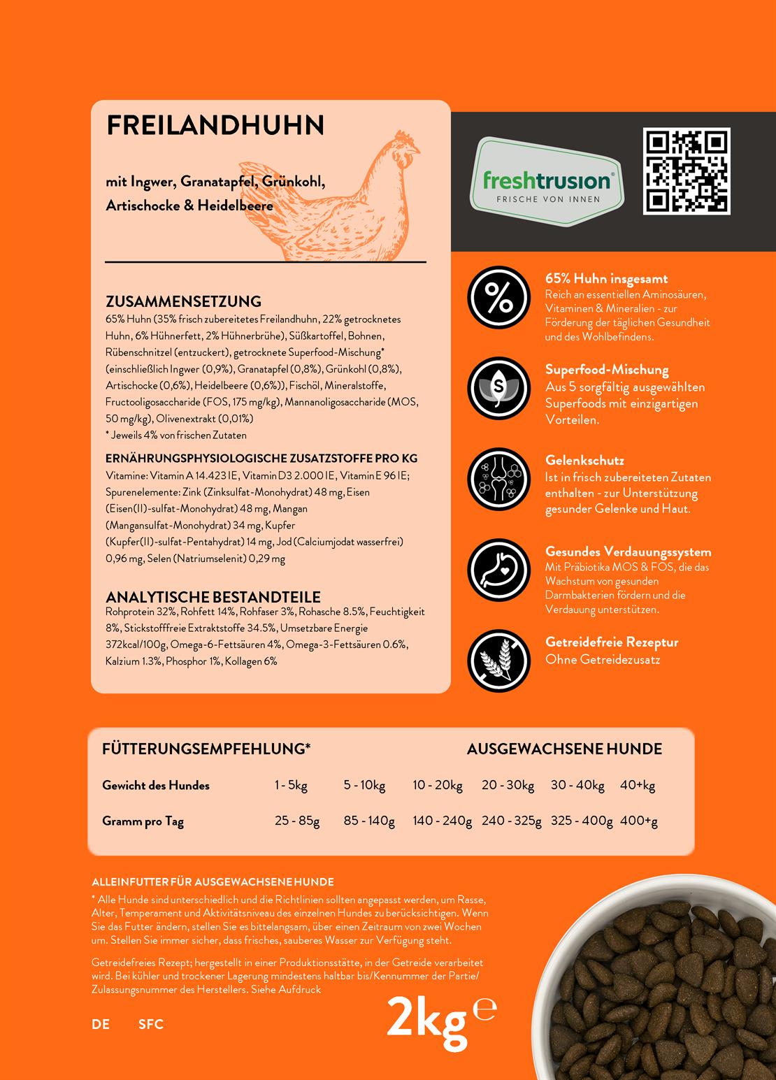 Freilandhuhn 2kg