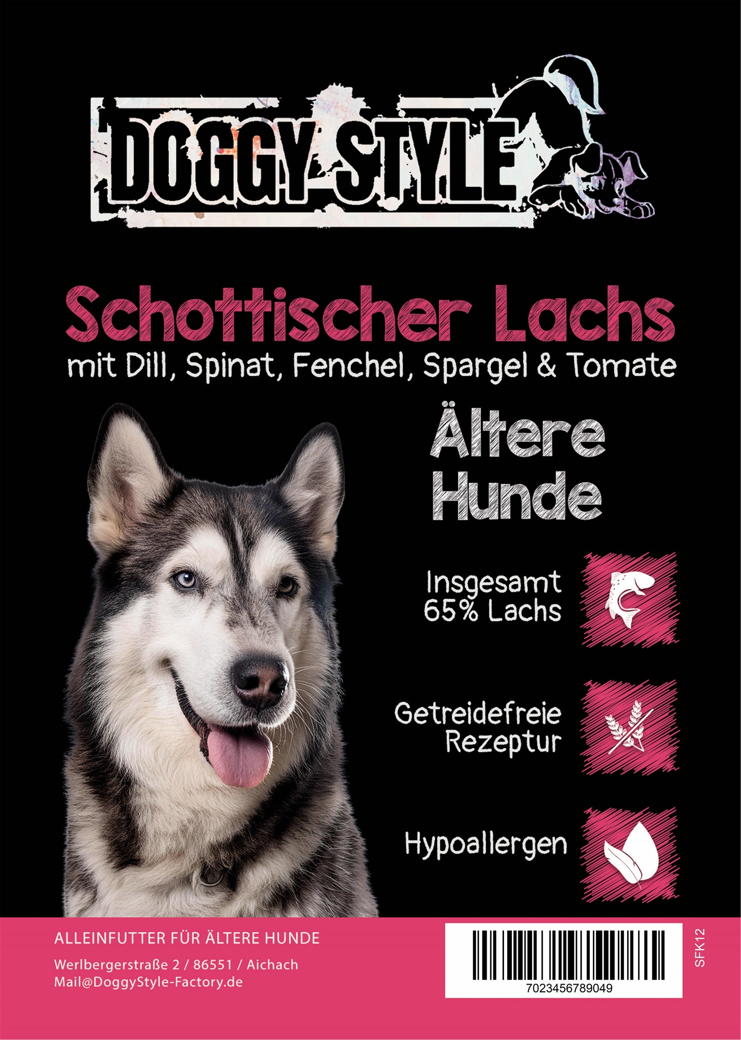 Schottischer Lachs Ältere Hunde 2kg