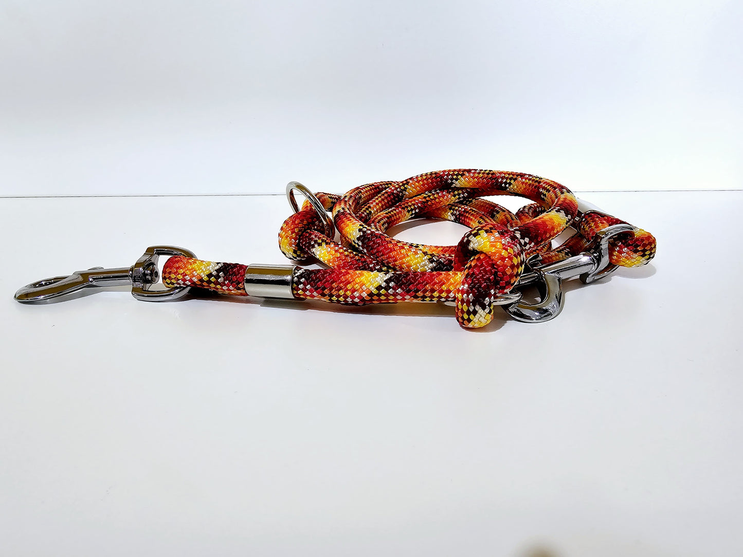 Tauleine 2,20m | 10mm | Bolzenhacken silber / fire