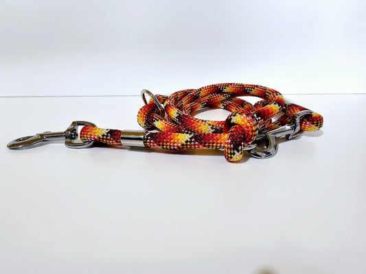 Tauleine 2,20m | 10mm | Bolzenhacken silber / fire