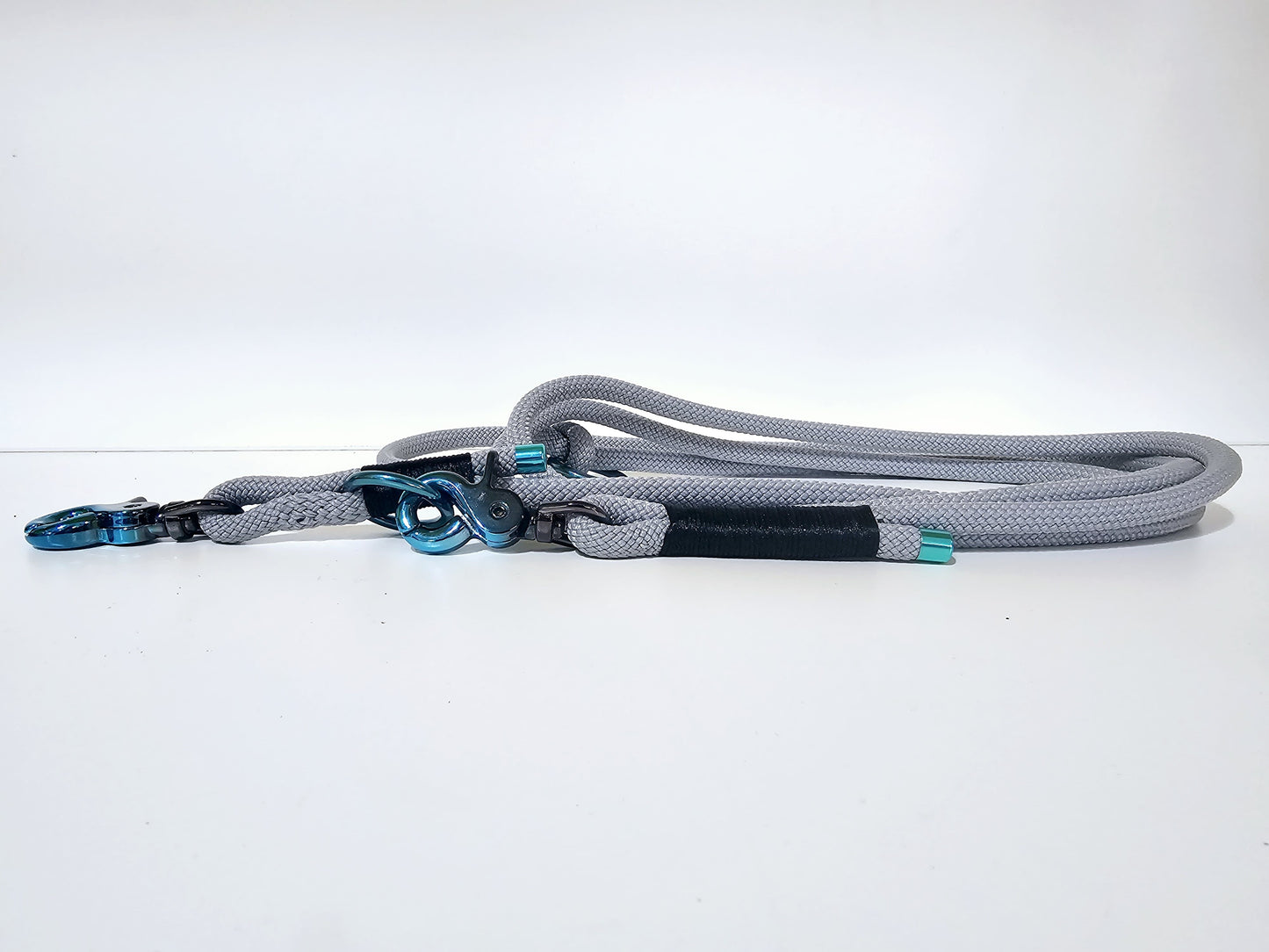 Tauleine 2,20m | 8mm | Scherenkarabiner grau / rainbow