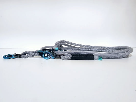 Tauleine 2,20m | 8mm | Scherenkarabiner grau / rainbow