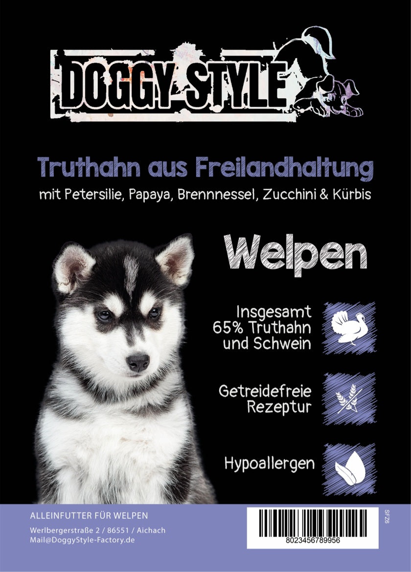 Truthahn aus Freilandhaltung für Welpen 2kg