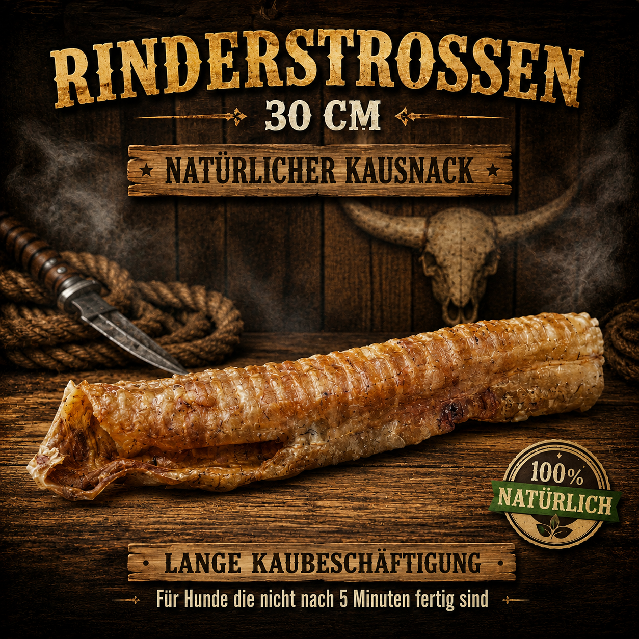 Rinderstrossen 30cm