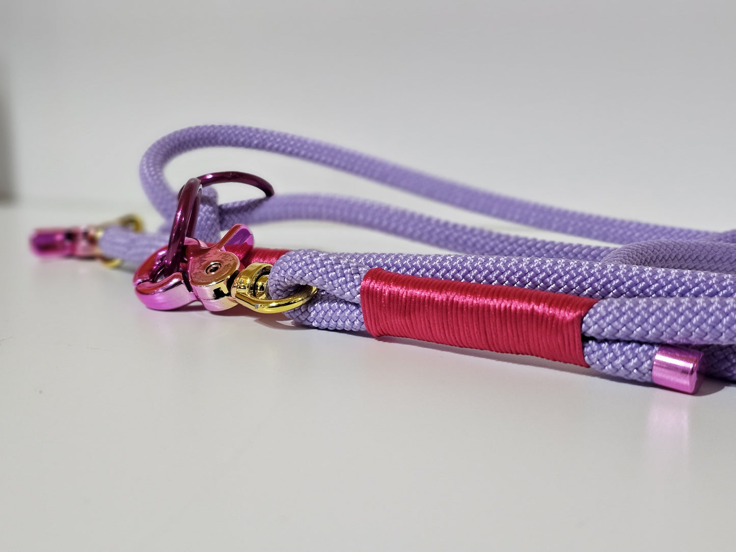 Tauleine 2,20m | 8mm | Scherenkarabiner lila / rainbow