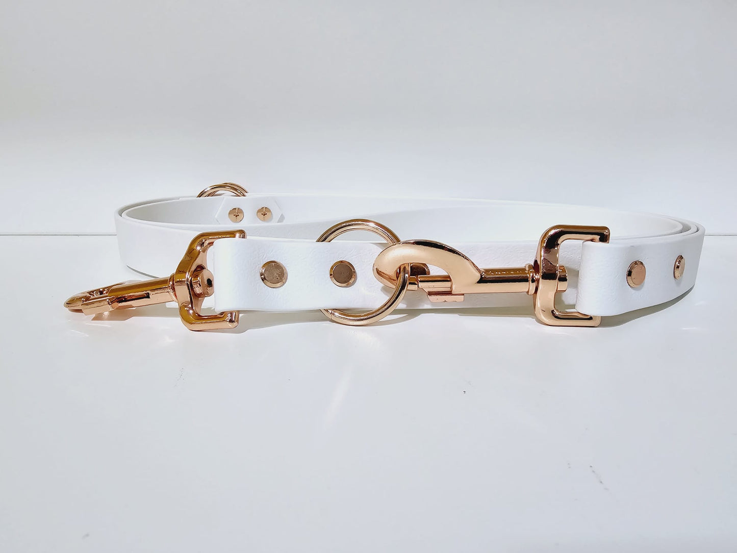 Langleine 2m white / white "MissElegant"