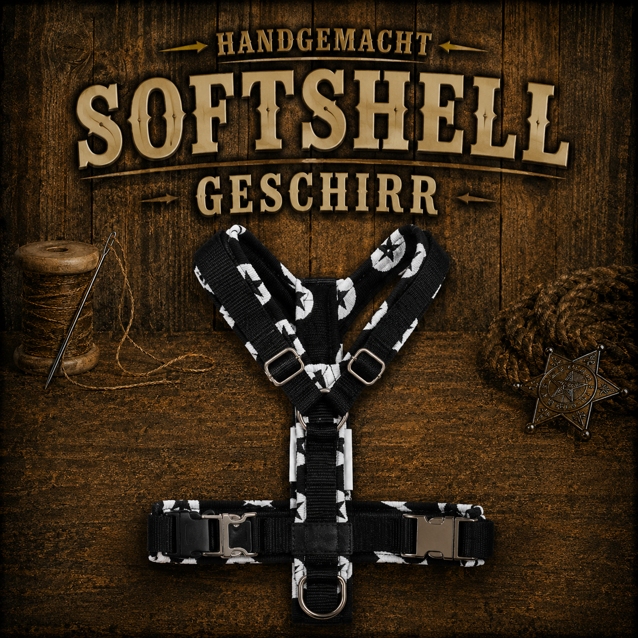 Geschirr Softshell Nylon Star