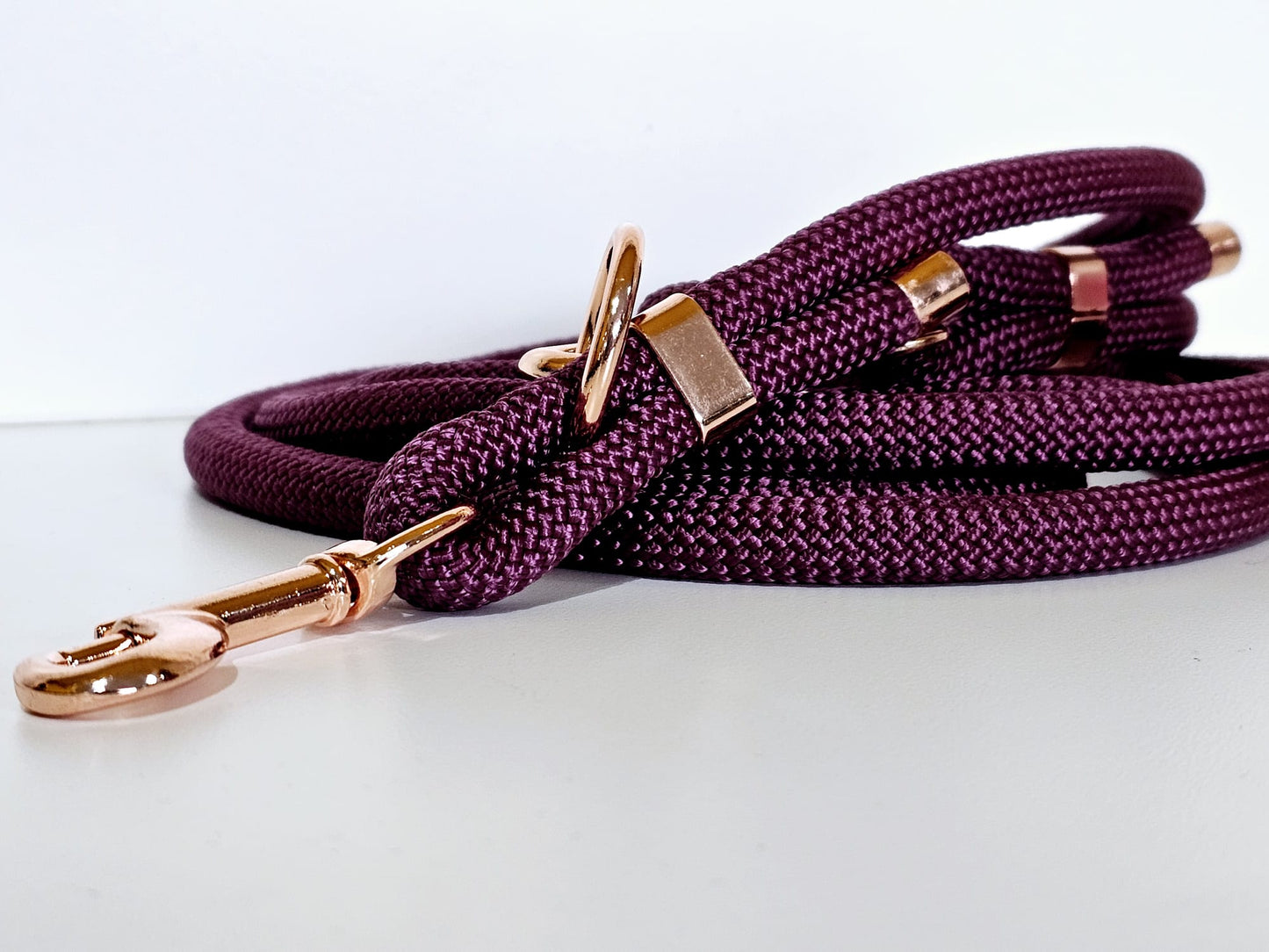 Tauleine 2,20m | 8mm | Bolzenhacken rose gold / lila