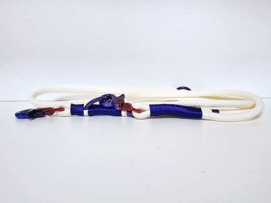 Tauleine 2,20m | 8mm | Scherenkarabiner elfenbein / blau