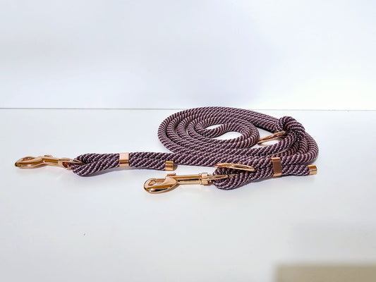 Tauleine 2,20m | 10mm | Bolzenhacken rose gold / lila - aubergine