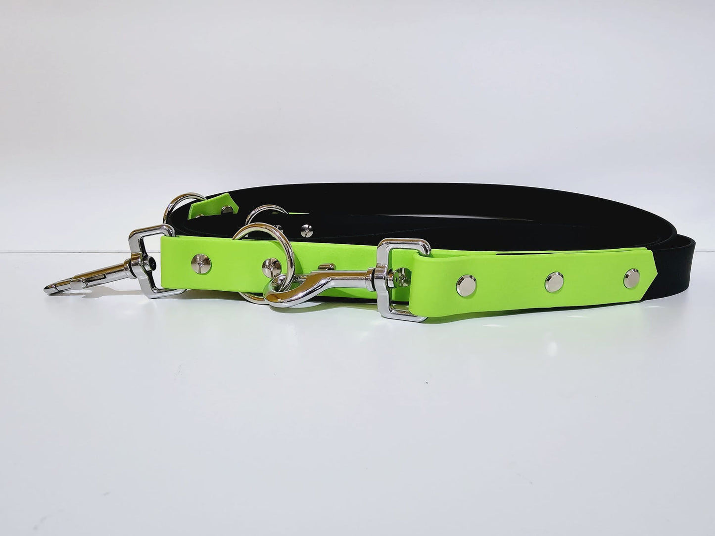 Langleine 2m black / green "slimer"