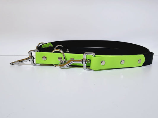 Langleine 2m black / green "slimer"