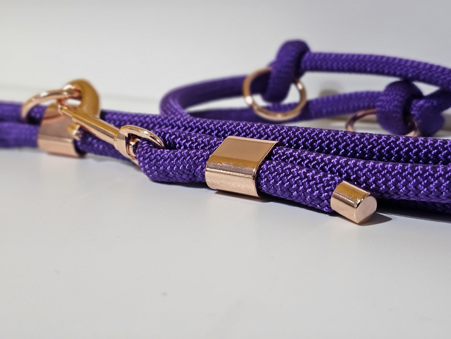 Tauleine 2,20m | 10mm | Bolzenhacken rose gold / lila