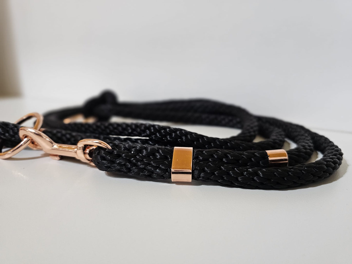 Tauleine 2m | 10mm schwarz / rose gold