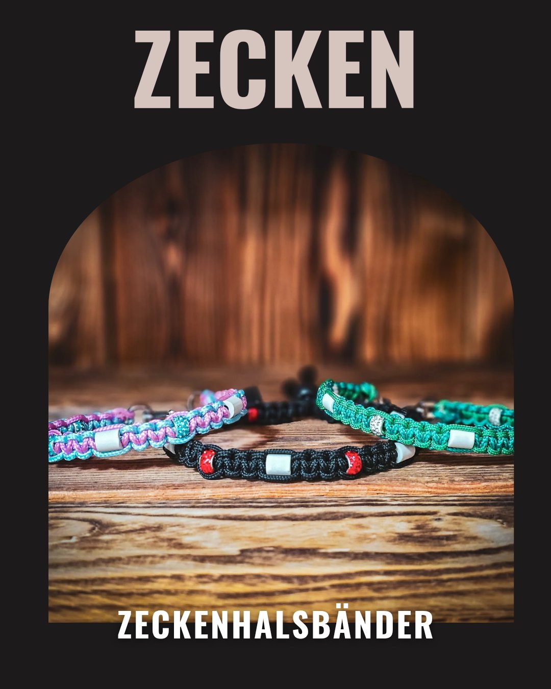 Zeckenhalsbänder ohne Chemie
