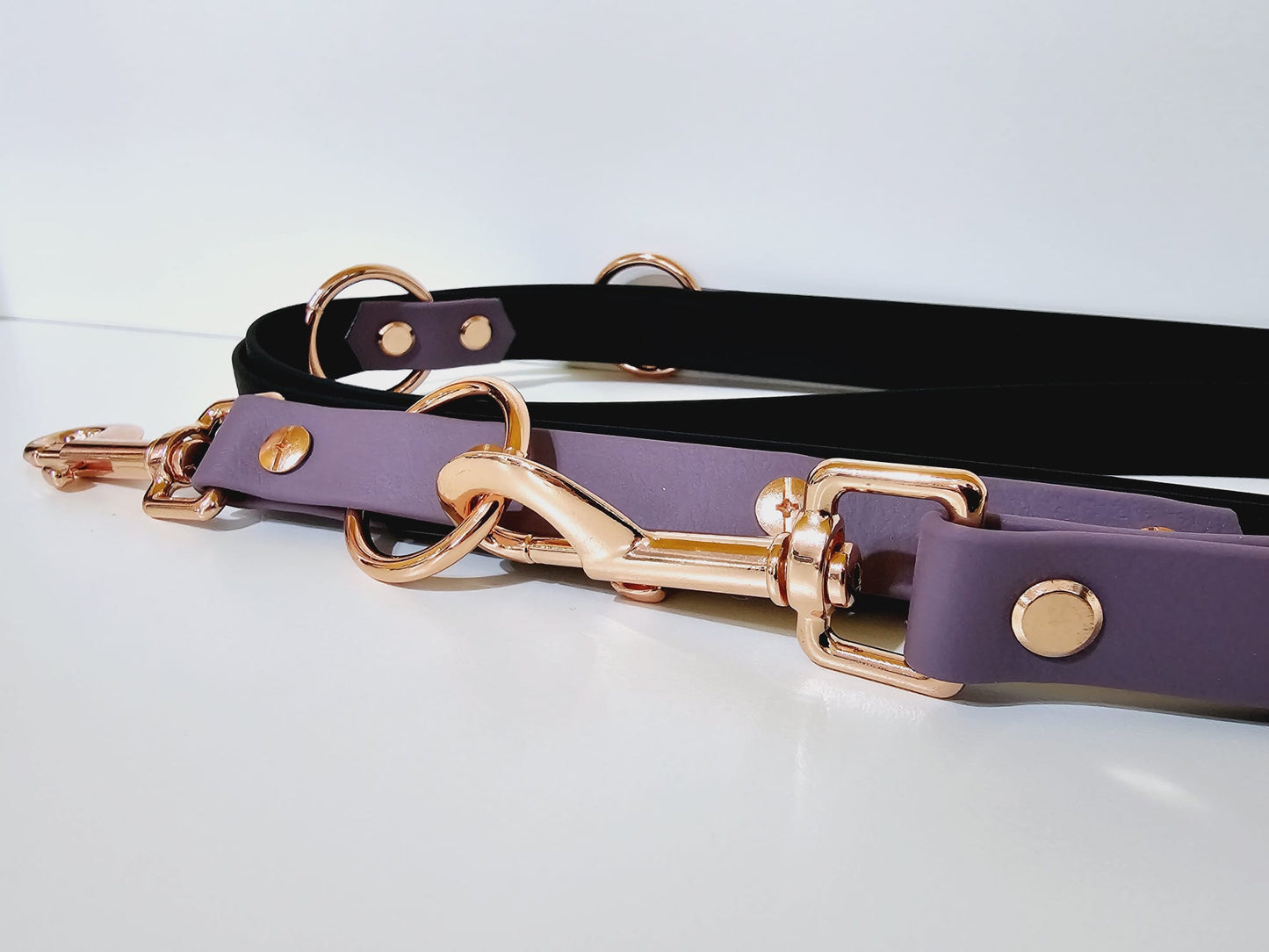 Langleine 2m black / lilac "lilac"