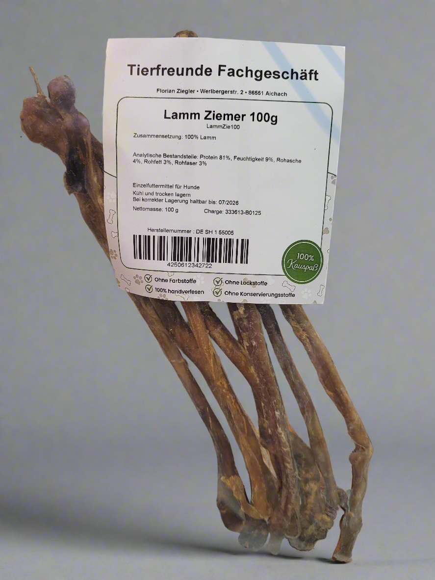 Lamm Ziemer 100 Gramm