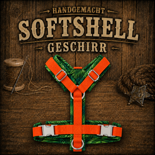 Geschirr Softshell Nylon Dschungel