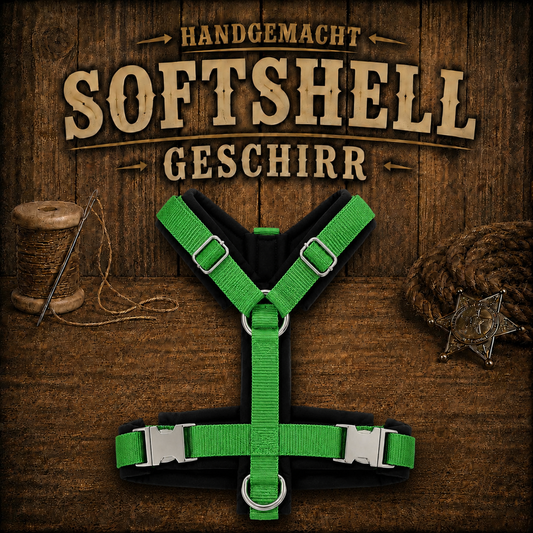 Geschirr Softshell Nylon Grün