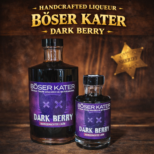 Böser Kater – Dark Berry Likör | 20 % Vol.
