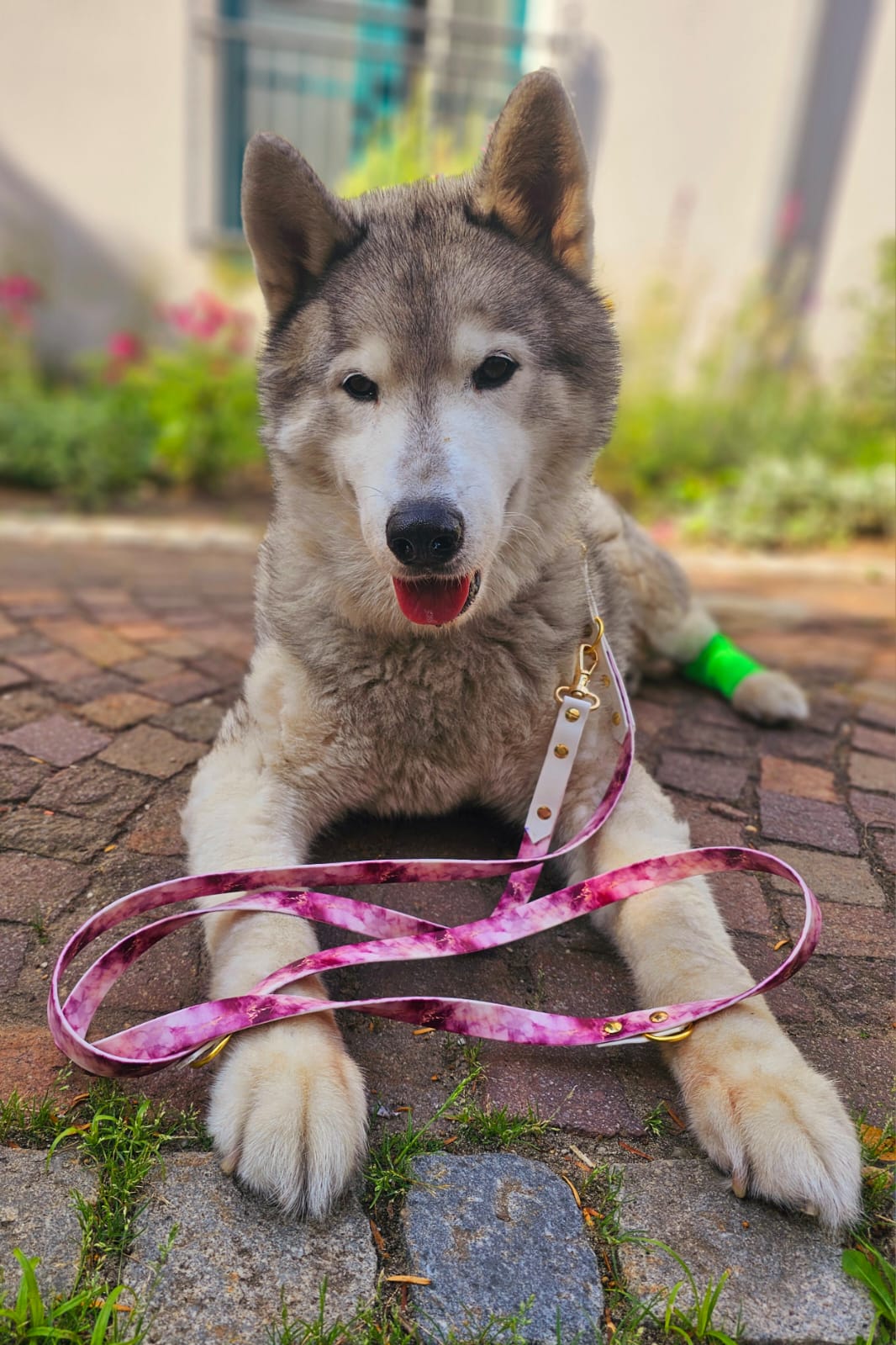 Doppelleine 2m Rosa Marmor "Luxury"